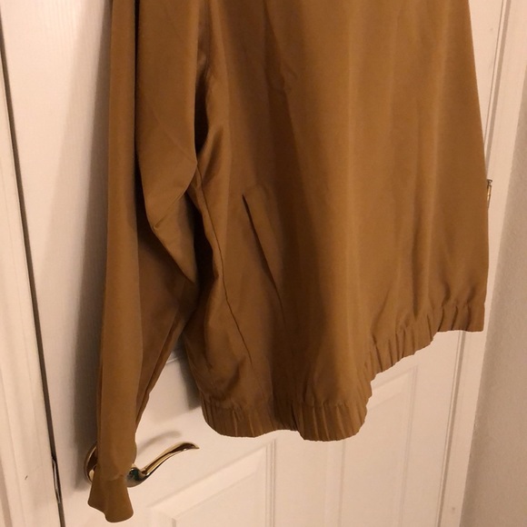 Olive Tan Pullover Crewneck Jacket - Picture 3 of 16